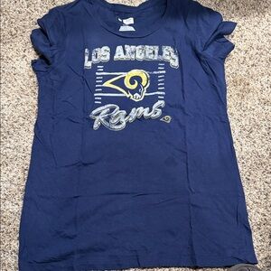 Women's Blue Los Angeles Rams Graphic Tee